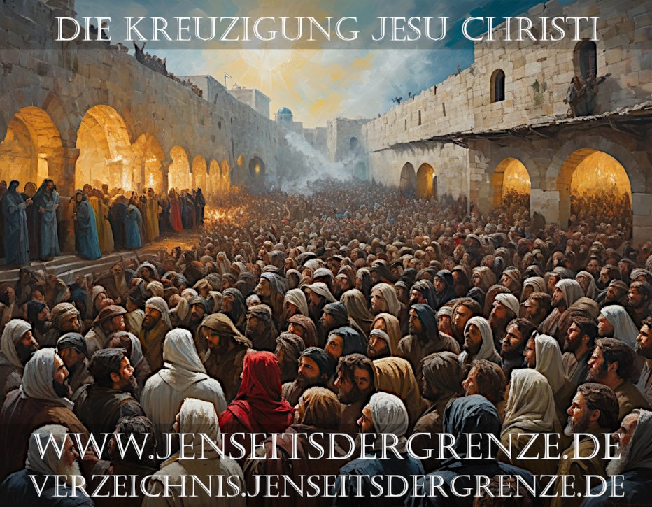 Die Menge fordert die Verurteilung von Jesus Christus